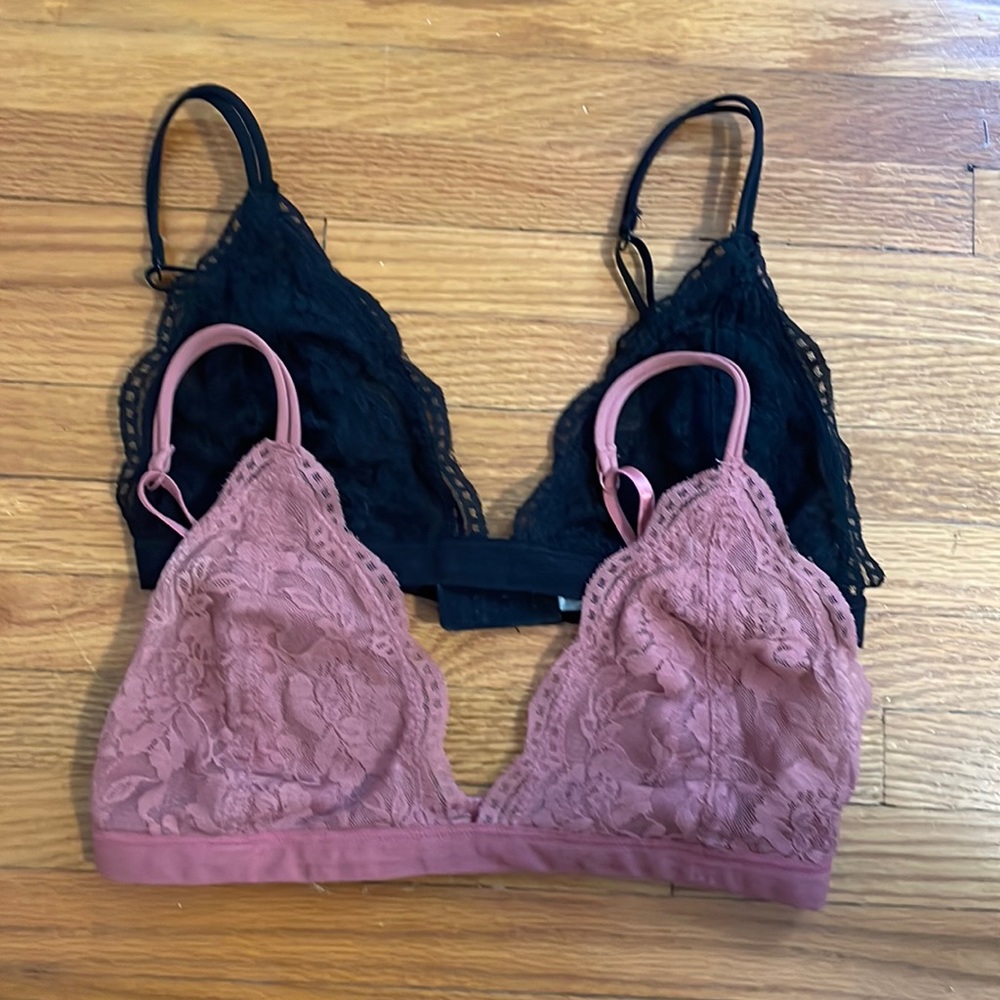 NWOT Lacy Bralette Trio